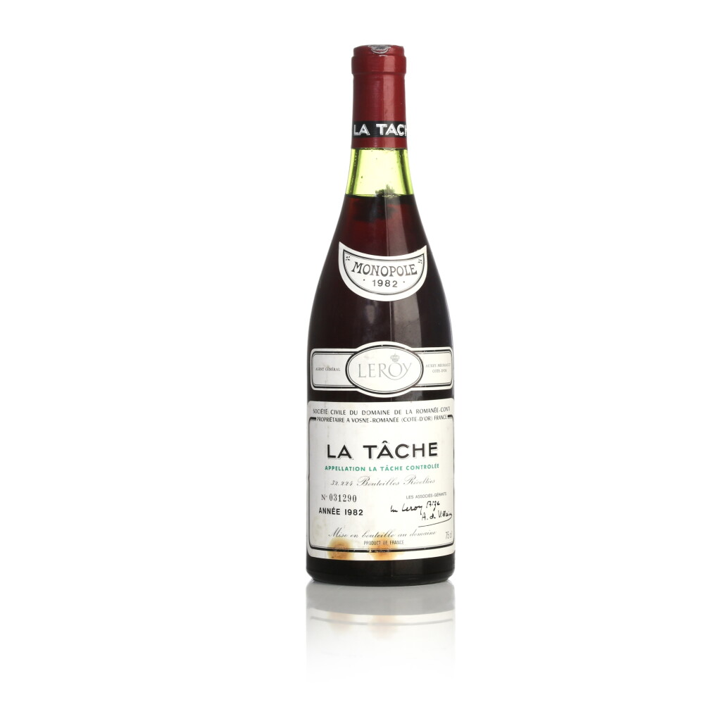 View full screen - View 1 of Lot 10. La Tâche 1982 Domaine de la Romanée-Conti (1 BT).