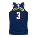 Julian Strawther ‘Christmas Day’ Denver Nuggets 2024-2025 Game Worn Icon Edition Jersey