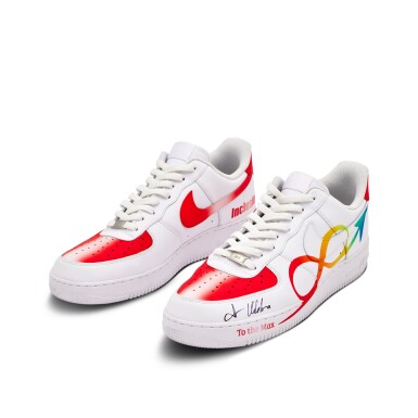 View full screen - View 1 of Lot 136. Ime Udoka Houston Rockets 2023-2024 Game Worn and Signed Custom Air Force 1s | To The Max Foundation .