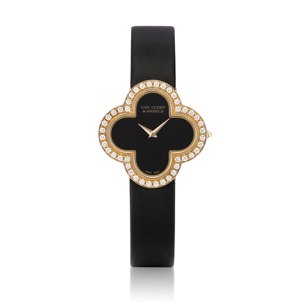 View full screen - View 1 of Lot 1704. DIAMOND ‘ALHAMBRA’ WRISTWATCH | 梵克雅寶 | 鑽石 ‘ALHAMBRA’ 腕錶.
