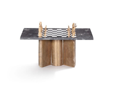 View full screen - View 1 of Lot 173. Jeu d'échecs (16 pieces by Arman et 15 pieces by Boisgontier).