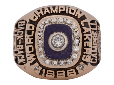 View full screen - View 1 of Lot 78. 1988 Los Angeles Lakers NBA Championship Players Ring Presented To Tony Campbell.