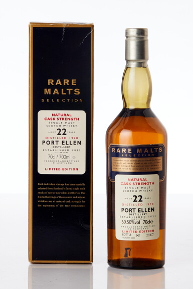 View full screen - View 1 of Lot 1017. Port Ellen Rare Malts 22 Year Old 60.5 abv 1978 (1 BT70).