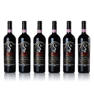 View full screen - View 1 of Lot 541. Brunello di Montalcino, Riserva 1991 Soldera (12 BT).