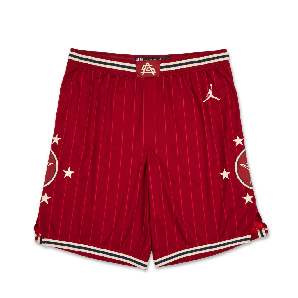 View full screen - View 1 of Lot 5. LeBron James Game Worn ‘NBA All-Star Game’ Shorts | Record Breaking 20th All-Star Appearance .