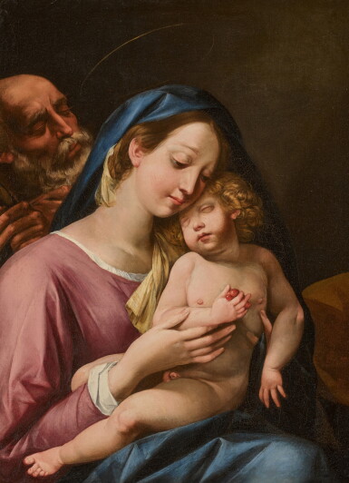 View full screen - View 1 of Lot 120. The Virgin with Child and Saint Joseph.