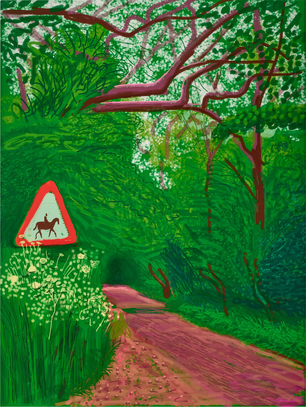 View full screen - View 1 of Lot 211. The Arrival of Spring in Woldgate, East Yorkshire in 2011 (twenty eleven) - 30 May.