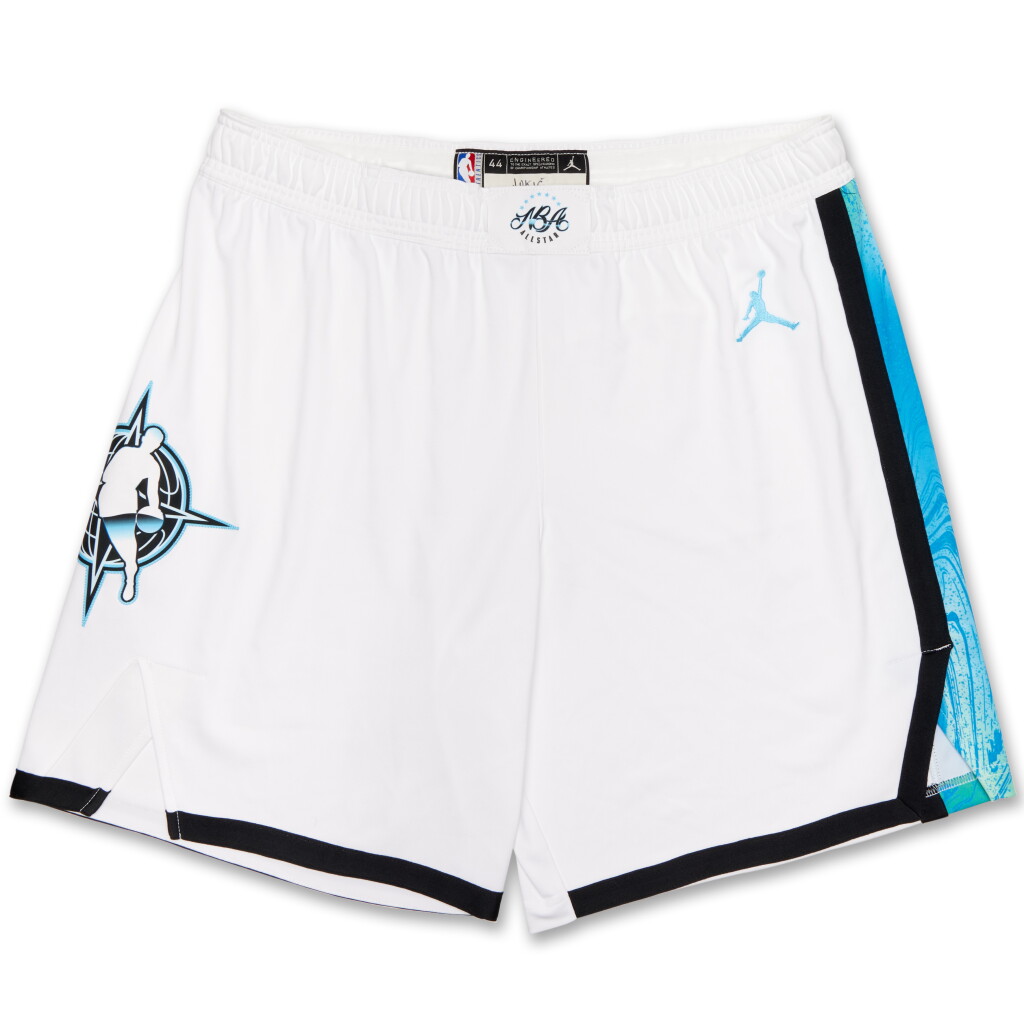 View full screen - View 1 of Lot 79. Nikola Jokic Game Worn 2026 NBA All-Star Game Shorts .
