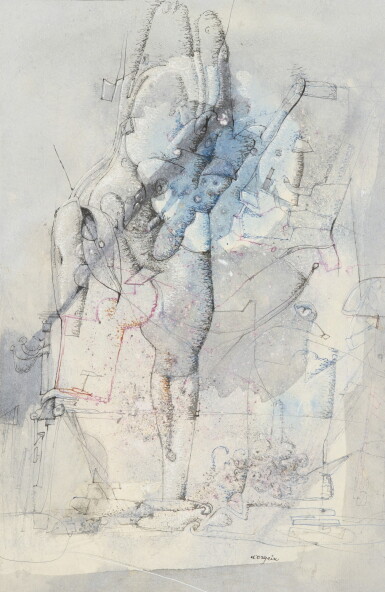 View full screen - View 1 of Lot 214. Christian d'Orgeix | Sans Titre.