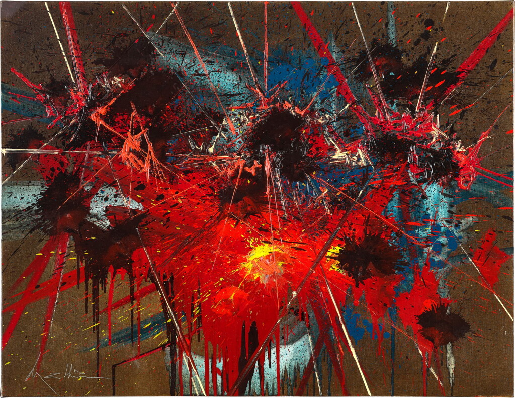 View full screen - View 1 of Lot 1039. Georges Mathieu 喬治・馬修 | Songes vagabonds 翺翔之夢.