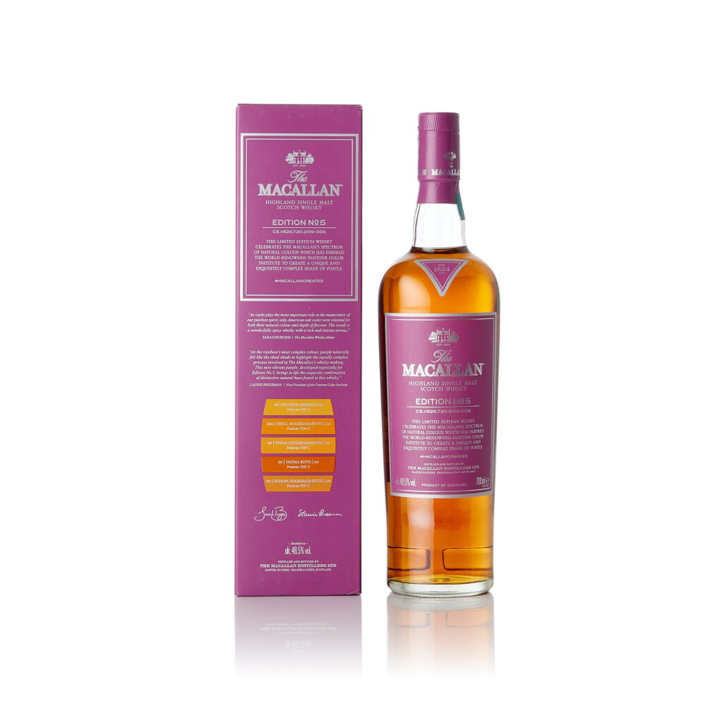 View full screen - View 1 of Lot 1512. The Macallan Edition No.5 48.5 abv NV (12 BT70).