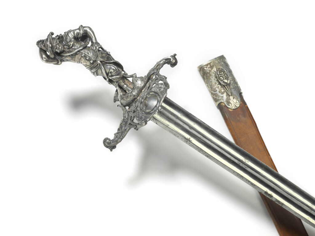View full screen - View 1 of Lot 152. A French hunting sword of exhibition quality, circa 1860-80.