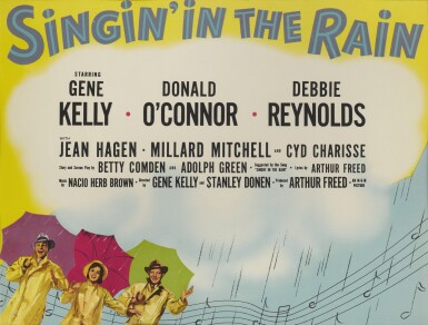 View full screen - View 1 of Lot 132. SINGIN' IN THE RAIN (1952) TITLE CARD, US.
