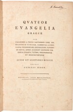 Bible, Greek and Latin, Copenhagen, 1788, vellum, Richardson Currer copy