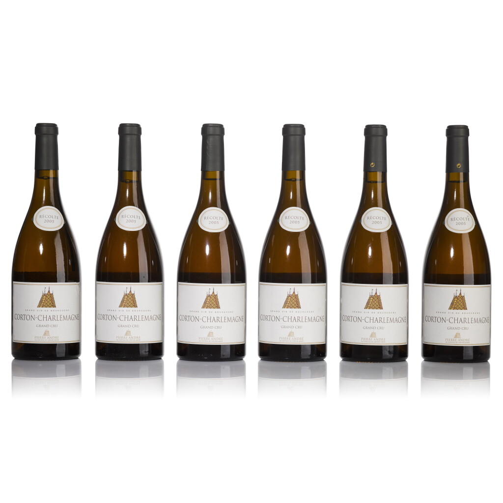 View full screen - View 1 of Lot 543. Corton Charlemagne 2005 Pierre André (12 BT).