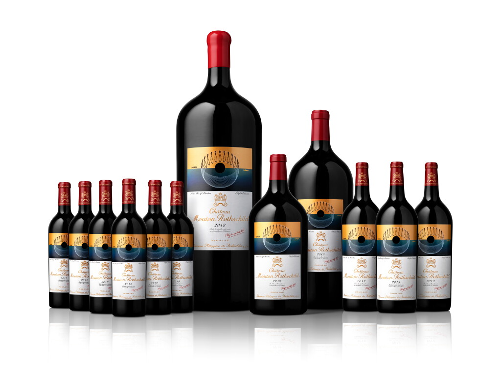 View full screen - View 1 of Lot 1. Château Mouton Rothschild 2019 (6 BT + 3 MAG + 1 DM + 1 IMP + 1 NEBR).