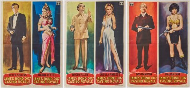 View full screen - View 1 of Lot 93. Casino Royale (1967), set of three posters, Italian.