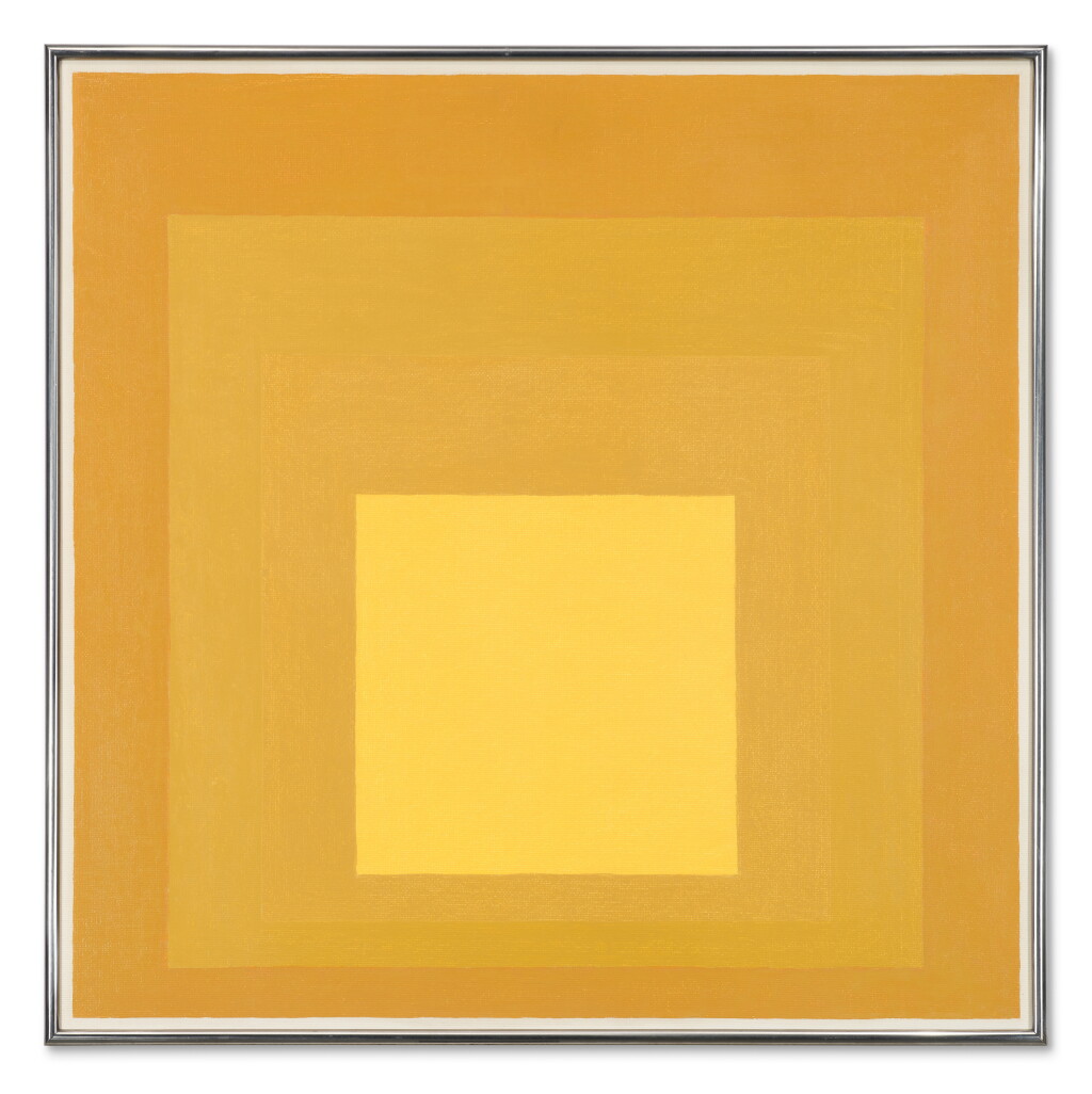 View full screen - View 1 of Lot 1. Study for Homage to the Square: Gobelin.