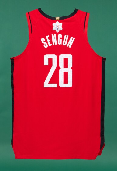 View full screen - View 1 of Lot 22. Alperen Sengun ‘Christmas Day’ Houston Rockets 2025-2026 Game Worn Icon Edition Jersey | Double-Double | Christmas Day Debut .
