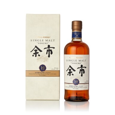 View full screen - View 1 of Lot 5068. 余市 Nikka Yoichi 10 Year Old Single Malt Whisky 45.0 abv NV (1 BT70).
