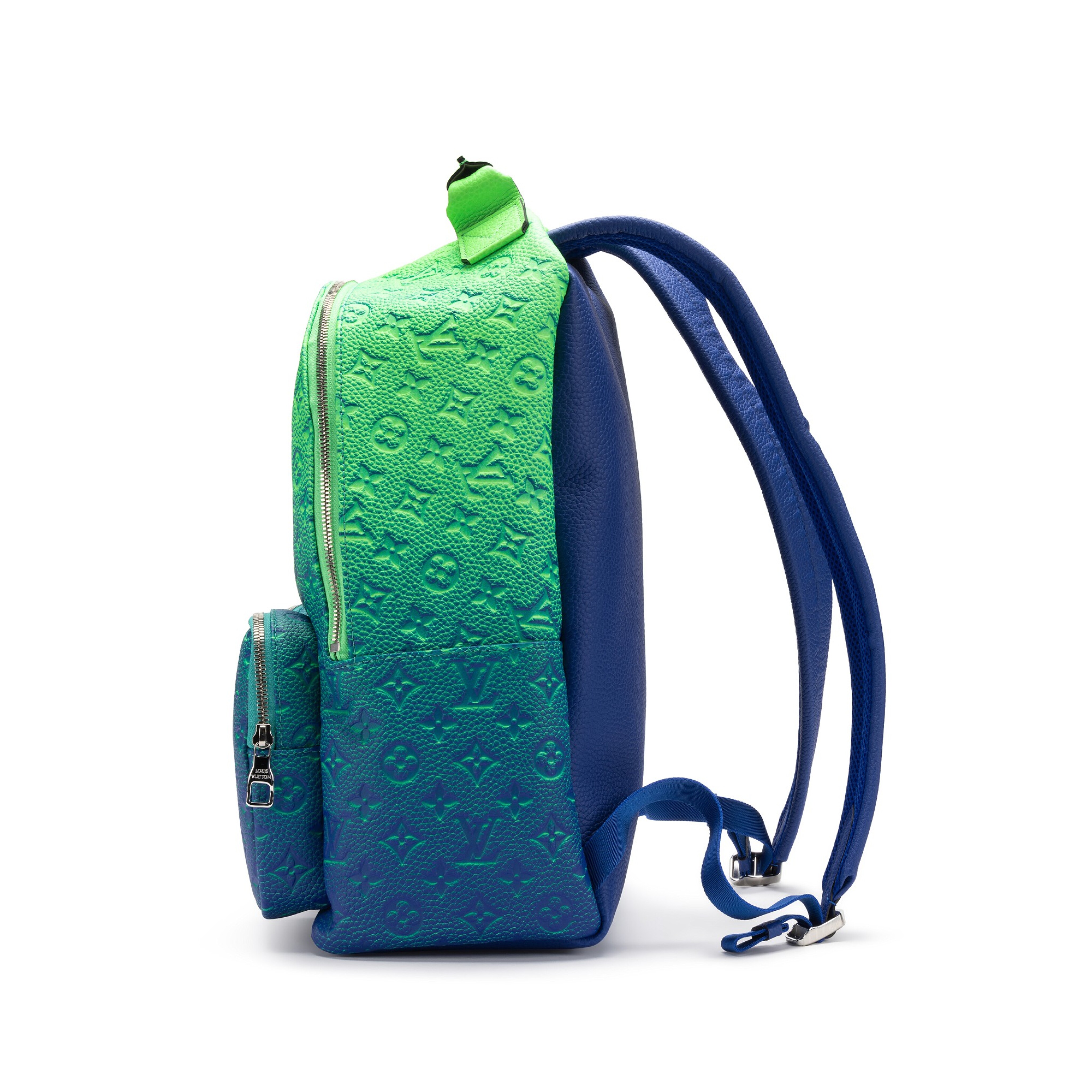 louis vuitton backpack multipocket multicolor Patchwork Monogram Canvas and Printed Leather 141112 The exclusive Louis Vuitton x takashi murakami collection is limited to one unit per product Louis Vuitton Virgil Abloh Blue
