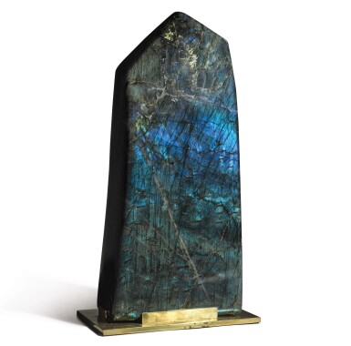 View full screen - View 1 of Lot 57. A SPECIMEN OF LABRADORITE.
