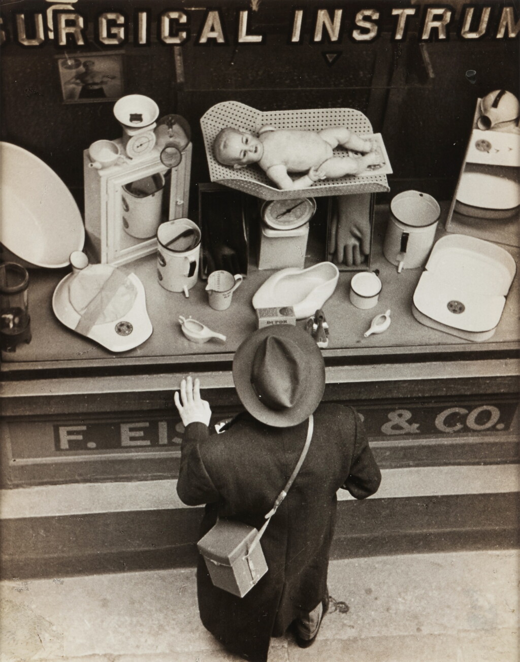 View full screen - View 1 of Lot 72. Untitled (man gazing in shop window).