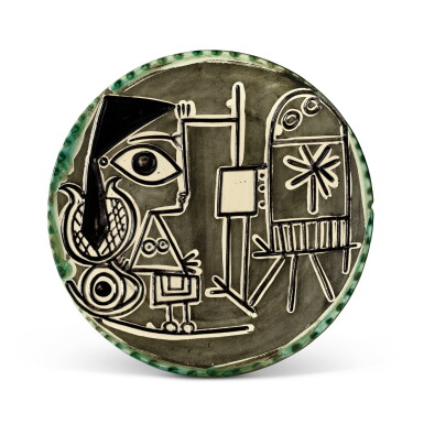 View full screen - View 1 of Lot 57. Jacqueline au chevalet (A. R. 333).