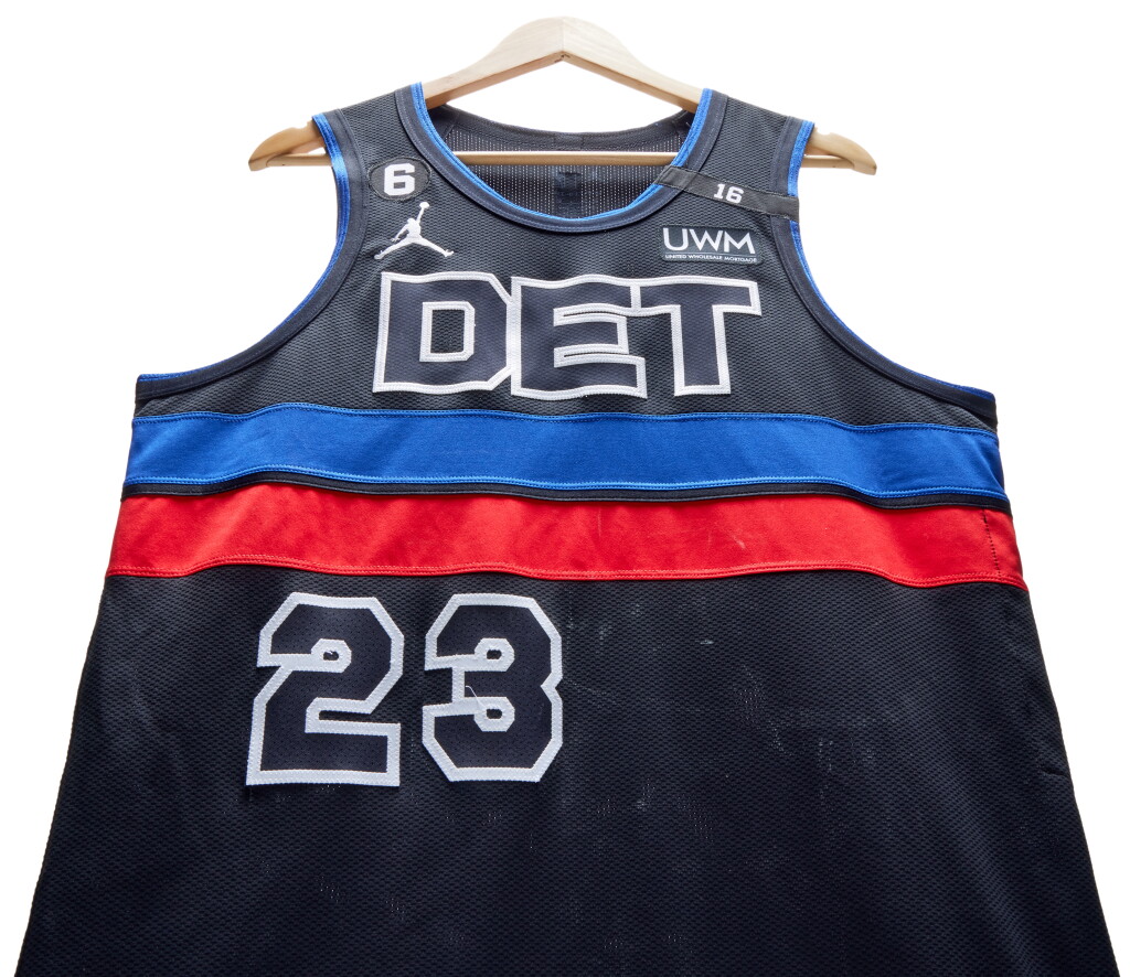 View full screen - View 1 of Lot 201. Jaden Ivey Detroit Pistons 2022-2023 Game Worn Statement Edition Jersey.