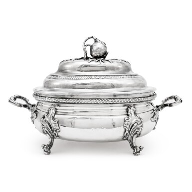 View full screen - View 1 of Lot 20. An Irish Silver Soup Tureen and Cover, James Warren, Dublin, Circa 1760.