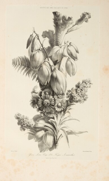 View full screen - View 1 of Lot 264. Pierre Berjon | Dessins inedite... publié par la Société des amis des arts de Lyon, Paris, 1847-48, contemporary boards.