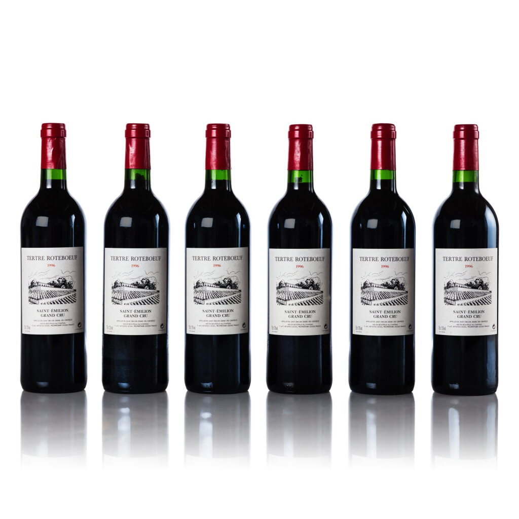 View full screen - View 1 of Lot 476. Château Le Tertre Rôteboeuf 1996 (12 BT).