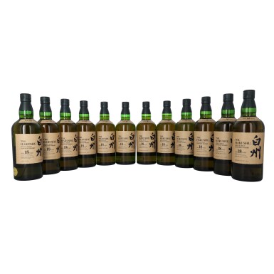 View full screen - View 1 of Lot 5082. The Hakushu 18 Year Old 43.0 abv NV (12 BT75).