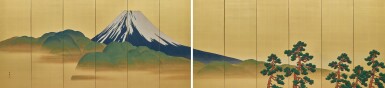 View full screen - View 1 of Lot 2169. Kawai Gyokudo (1873–1957), Mount Fuji, Taisho period, early 20th century | 川合玉堂 冨嶽 大正時代 20世紀初頭.