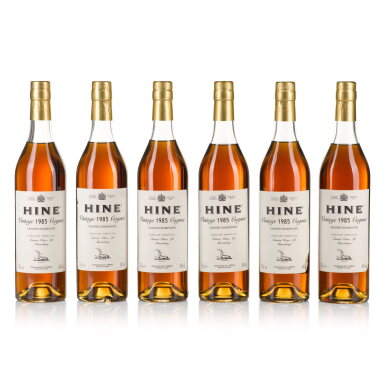 View full screen - View 1 of Lot 595. Cognac Hine, Grande Champagne 1985 (12 BT70).