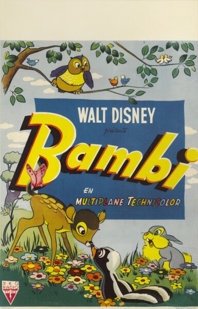 View full screen - View 1 of Lot 106. Bambi (1942).