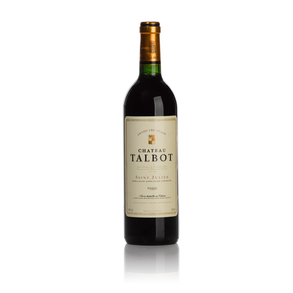 View full screen - View 1 of Lot 119. Château Talbot 1986 (1 BT).