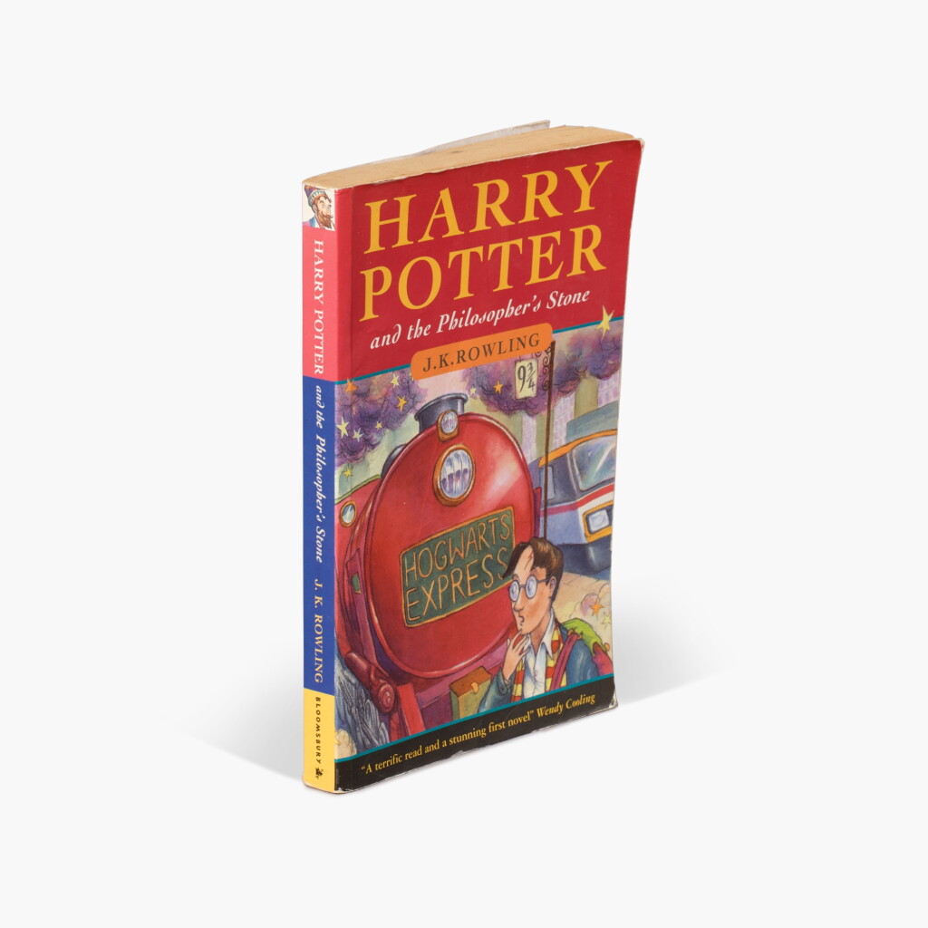 View full screen - View 1 of Lot 423. Rowling, J.K. | Harry Potter and the Philosopher's Stone, first edition, paperback.