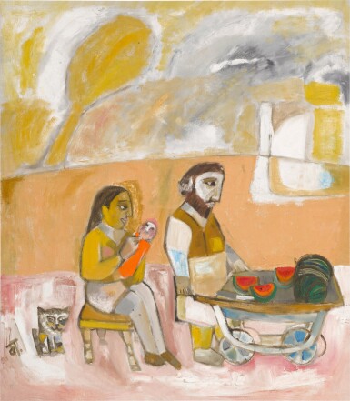 View full screen - View 1 of Lot 35. The Watermelon Seller's Family.