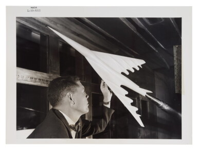 View full screen - View 1 of Lot 8. Album of 39 vintage gelatin prints of Langley Research Center taken by Senior NASA Photographer Bill Taub.