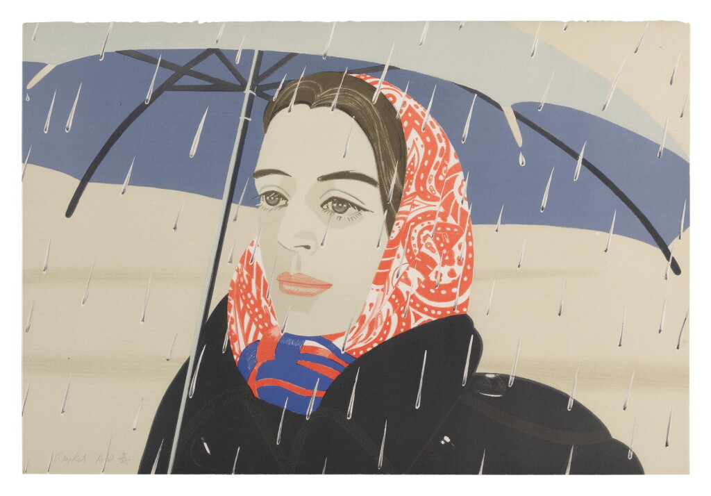 View full screen - View 1 of Lot 54. ALEX KATZ | BLUE UMBRELLA (MARAVELL 121).