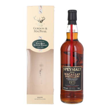View full screen - View 1 of Lot 5052. Macallan Gordon & MacPhail Speymalt 40.0 abv 1971 (1 BT70).