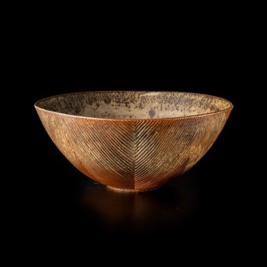 View full screen - View 1 of Lot 95. Bowl in the "Fluted" Style".