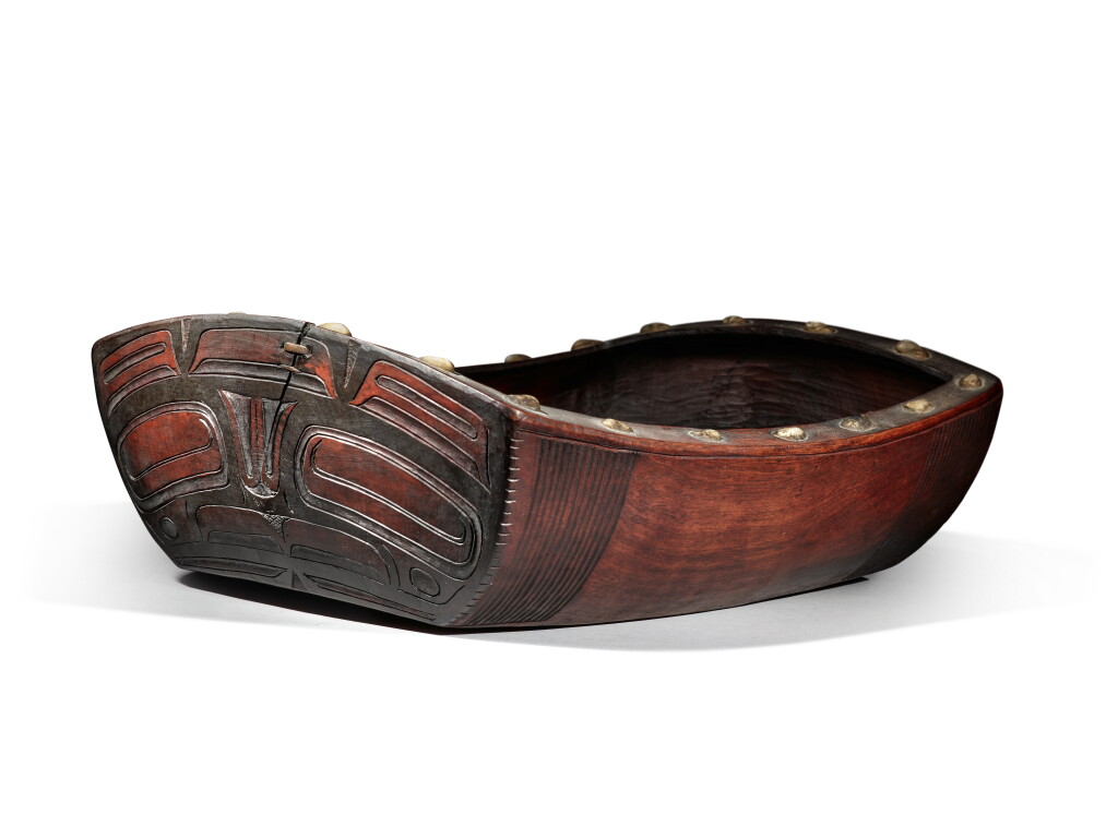 View full screen - View 1 of Lot 69. Bowl, probably Tsimshian.