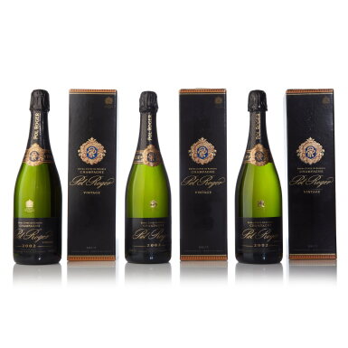 View full screen - View 1 of Lot 167. Pol Roger, Brut 2002 (12 BT).