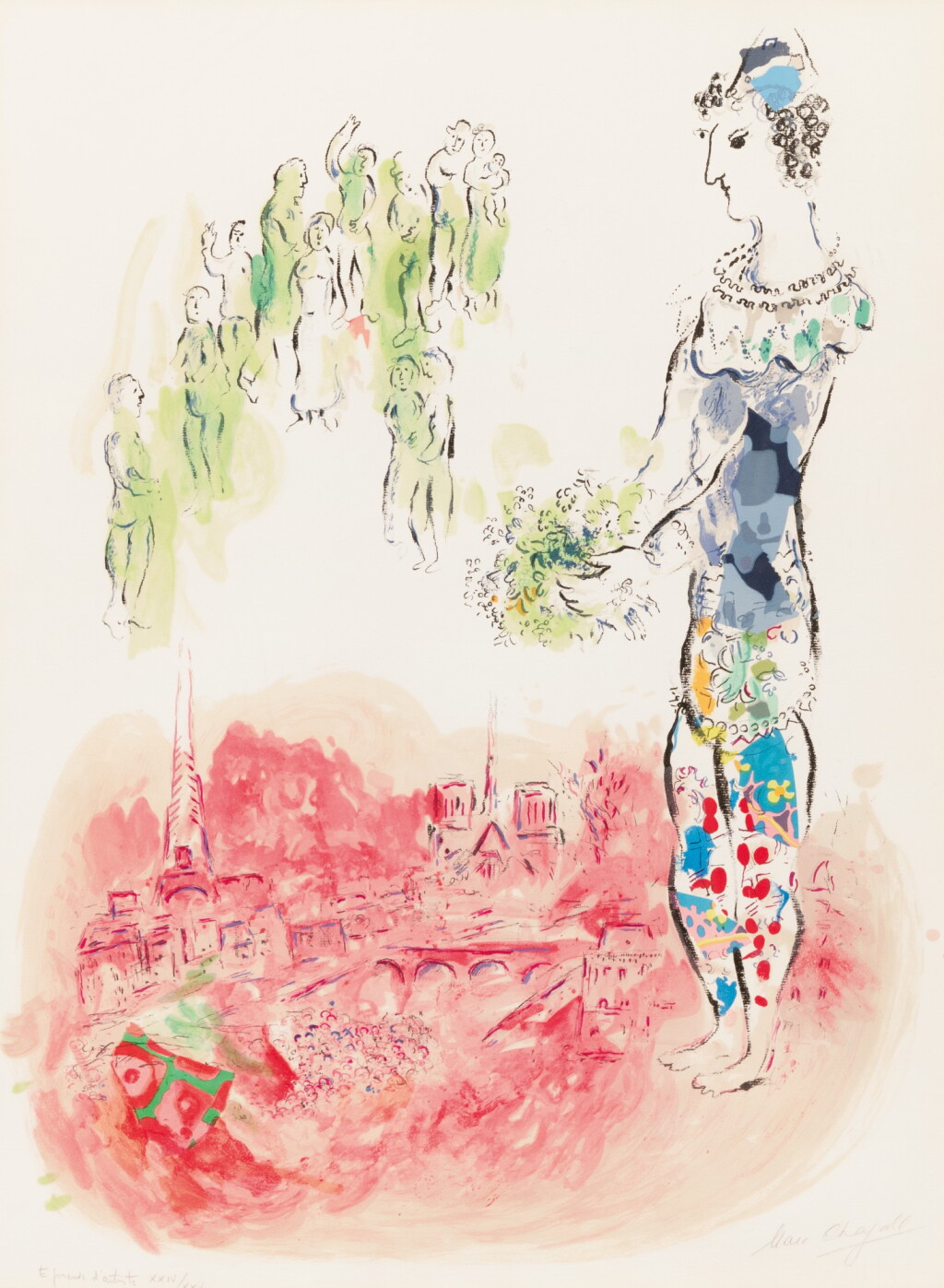 View full screen - View 1 of Lot 45. Le Magicien de Paris II (Mourlot 598).