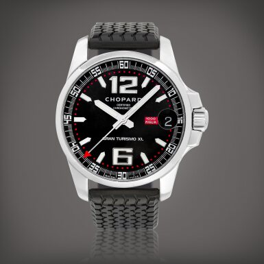 View full screen - View 1 of Lot 913. Mille Miglia Gran Turismo XL, Reference 168997-3001 | A stainless steel wristwatch with date, Circa 2007 | 蕭邦 | Mille Miglia Gran Turismo XL 型號168997-3001 | 精鋼腕錶,備日期顯示,約2007年製.