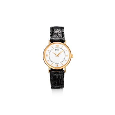 View full screen - View 1 of Lot 365. PIAGET | REFERENCE 8005N, A LIMITED EDITION PINK GOLD WRISTWATCH, MADE TO COMMEMORATE THE 120TH ANNIVERSARY OF PIAGET, CIRCA 1997.