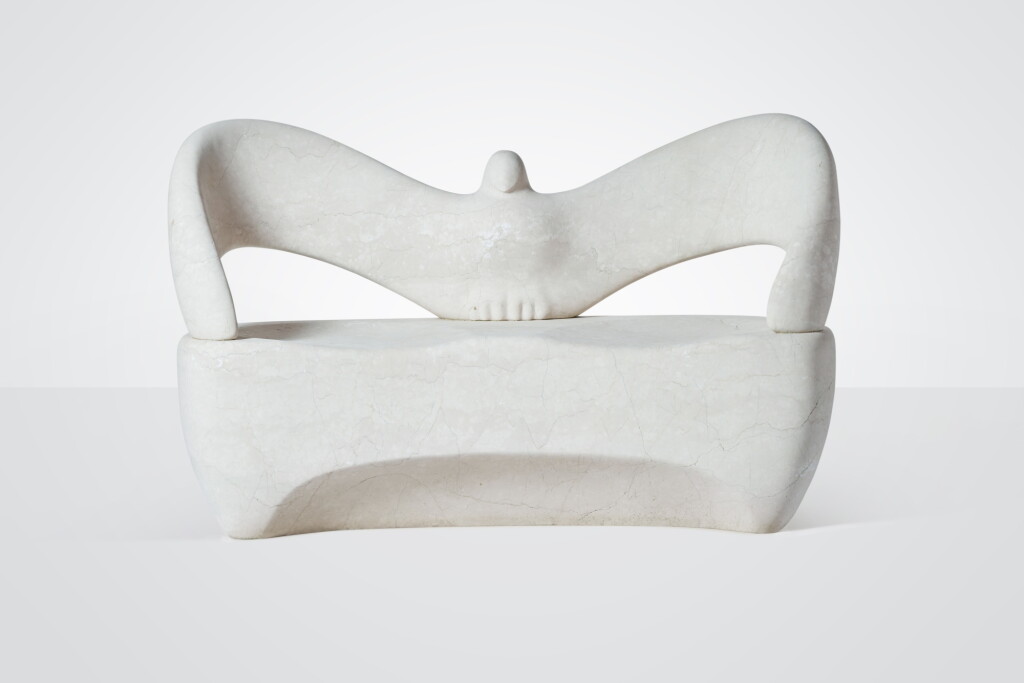 View full screen - View 1 of Lot 510. "Dove" Bench.