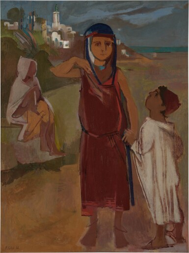 View full screen - View 1 of Lot 650. Children in Tunisia.